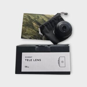 Moment M-Series Tele Lens 58MM Black  Smartphone Camera Lens Pics 101-005